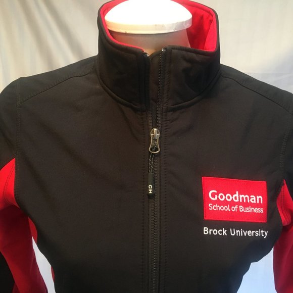 Brock University Goodman School of Business Soft Shell Jacket Coal Harbour Small - Picture 2 of 12